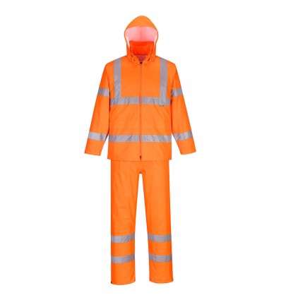 Costum de ploaie Hi-Vis Packaway