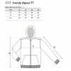Hanorac de barbaţi Trendy Zipper