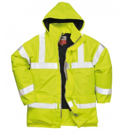 Jacheta Bizflame Rain Hi-Vis antistatica si ignifuga