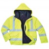 Jacheta de ploaie Bizflame Rain Hi-Vis antistatica, ignifuga