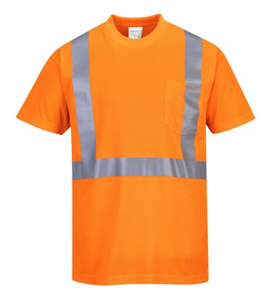 Tricou Hi-Vis cu Buzunar