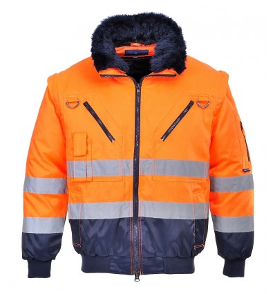 Jacheta Pilot Hi Vis 3 in 1